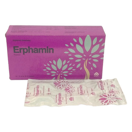 Erlimpex Erphamin 30 Kapsul Suplemen Memelihara Daya Tahan Tubuh