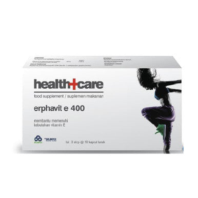 Erlimpex Erphavit E 400 30 Kapsul Lunak Antioksidan Suplemen Vitamin E - Pusat Farma