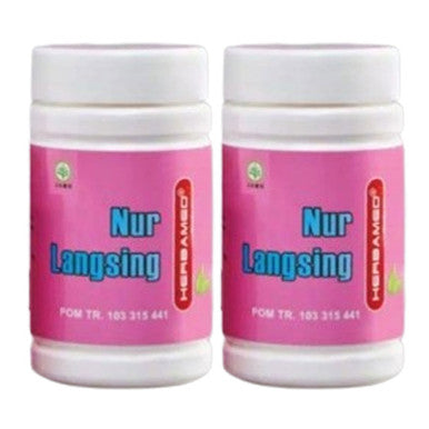 Herbamed Nur langsing 50 Kapsul Obat Pelangsing dan Diet - 2 Botol - Pusat Farma