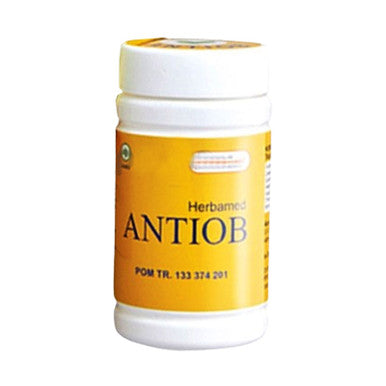 Herbamed Antiob 50 Kapsul Antibiotik, Obat Gatal-Gatal dan Jerawat - 2 Botol - Pusat Farma