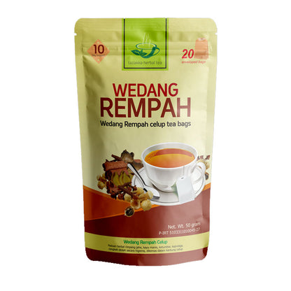 Tazakka Teh Celup Wedang Rempah Herbal 20 Kantung Tea Bags Minuman Kesehatan Antioksidan