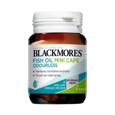 Blackmores Fish Oil Mini 30 Kapsul Omega 3 Suplemen Kesehatan