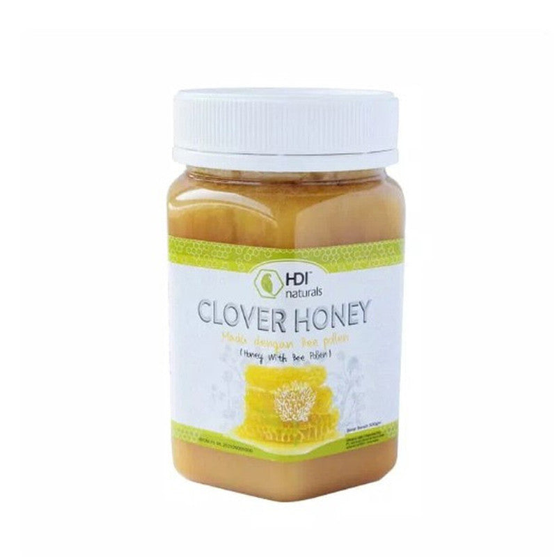 HDI Naturals Clover Honey 500 gr Madu Alami Meningkatkan Daya Tahan Tubuh