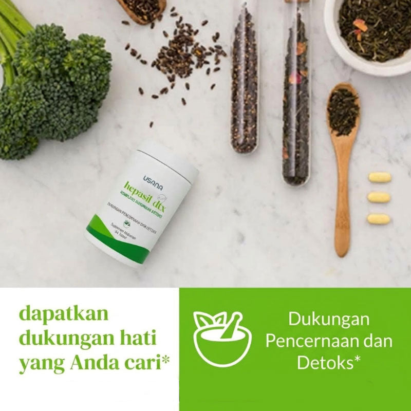 Usana Hepasil 84 Tablet Suplemen Kesehatan Hati dengan Milk Thistle