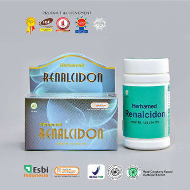 Herbamed Renalcidon 50 Kapsul Obat Batu Ginjal dan Batu Empedu - Pusat Farma