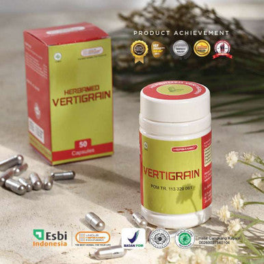 Herbamed Vertigrain 50 Kapsul Obat Sakit Kepala - Pusat Farma