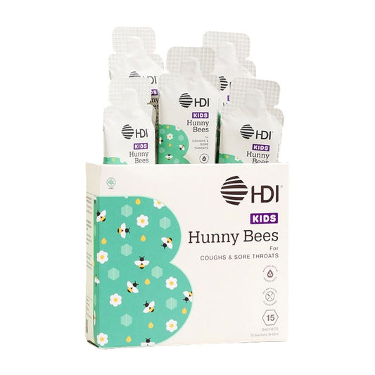 HDI KIDS Hunny Bees 15 Sachet Membantu Meredakan Batuk Pada Anak