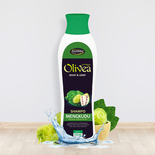 Tazakka Shampoo Olivea Mengkudu 150 ml Penghitam Rambut