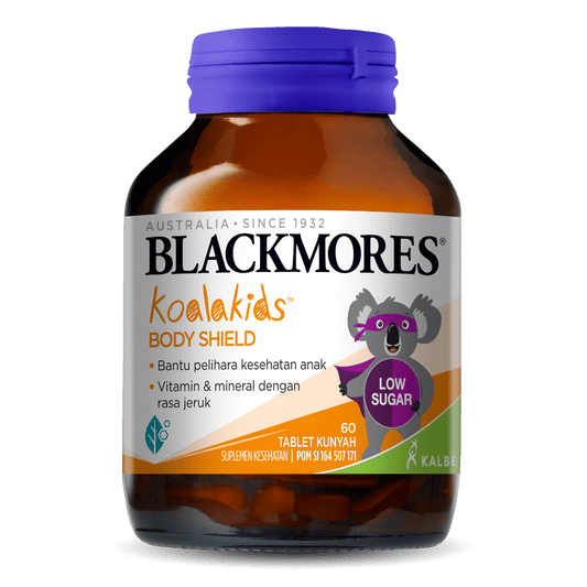 Blackmores Koala Kids Body Shield 60 Kapsul Suplemen Daya Tahan Tubuh Anak