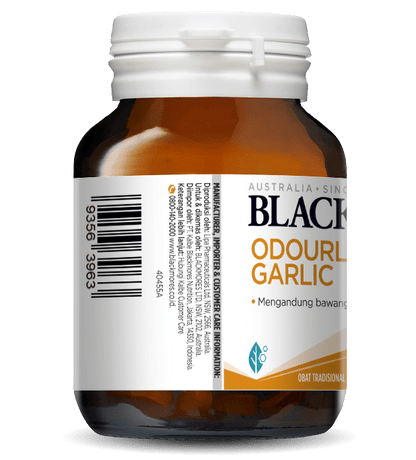 Blackmores Odourless Garlic 90 Tablet Suplemen Ekstrak Bawang Putih Meringankan Gejala Darah Tinggi