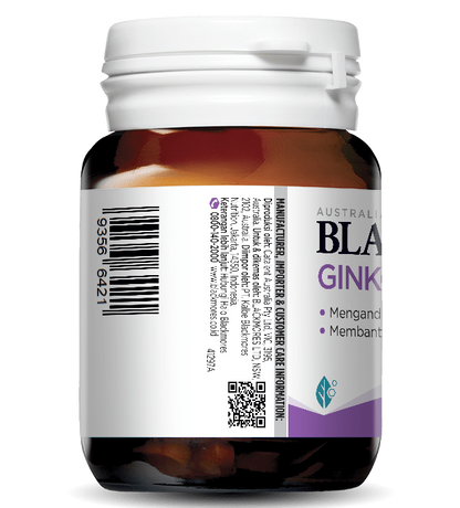 Blackmores Ginkgo Recall 30 Tablet Suplemen Membantu Sirkulasi Darah