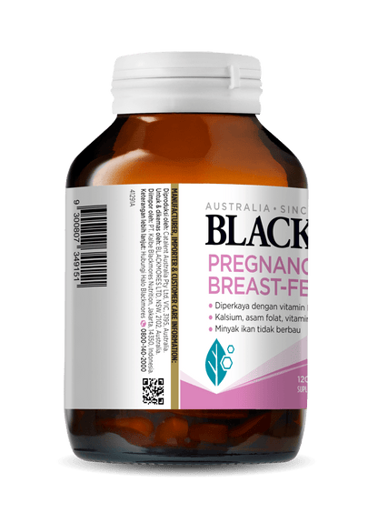 Blackmores Pregnancy Breast Feeding Gold 120 Kapsul Lunak Suplemen Ibu Hamil dan Menyusui