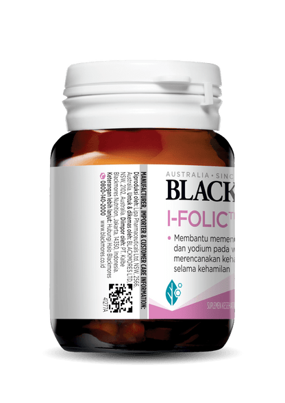 Blackmores i-Folic 60 Tablet Suplemen Asam Folat dan Yodium Ibu Hamil