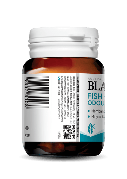 Blackmores Fish Oil Mini 30 Kapsul Lunak Omega 3 Suplemen Kesehatan