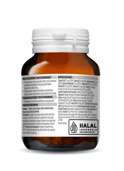 Blackmores Multi B Performance 60 Tablet Suplemen Menjaga Stamina Tubuh