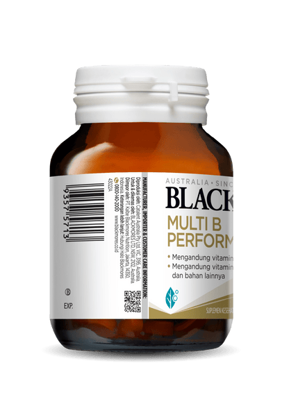 Blackmores Multi B Performance 60 Tablet Suplemen Menjaga Stamina Tubuh