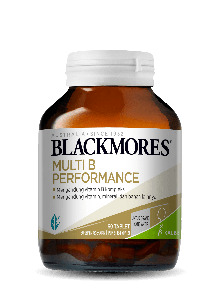 Blackmores Multi B Performance 60 Tablet Suplemen Menjaga Stamina Tubuh
