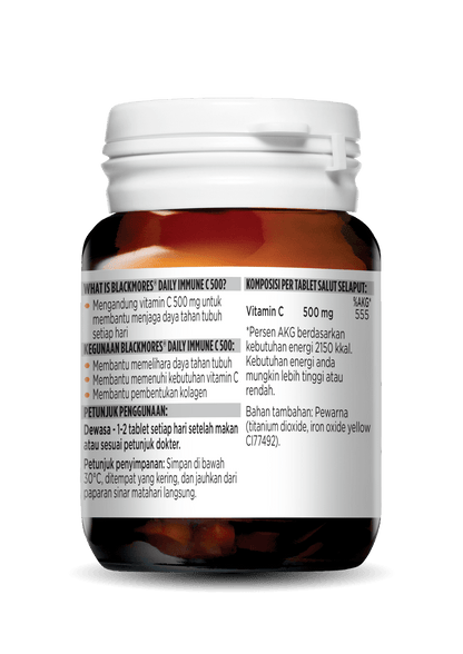 Blackmores Daily Immune C 500 30 Tablet Suplemen Vitamin C Memelihara Kesehatan
