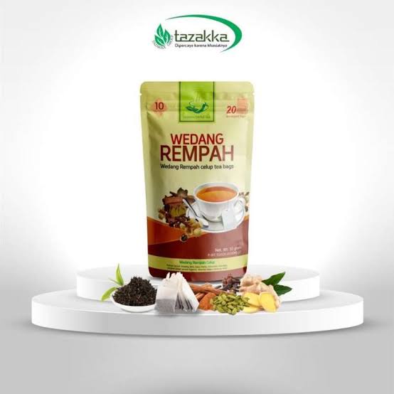 Tazakka Teh Celup Wedang Rempah Herbal 20 Kantung Tea Bags Minuman Kesehatan Antioksidan
