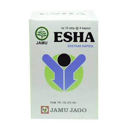 Jamu Jago ESHA 40 Kapsul Obat Herbal Membantu Menjaga Stamina Pria