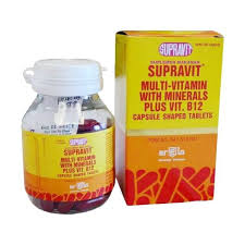 Erela Supravit 60 Kaplet Suplemen Kesegaran dan Kesehatan Tubuh - 2 Botol