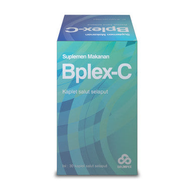 Erlimpex Bplex-C 30 Kaplet Suplemen Vitamin B Kompleks & Vitamin C