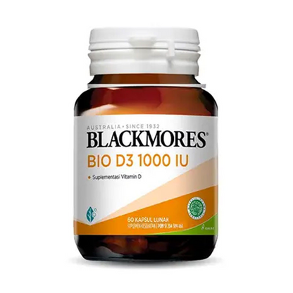 Blackmores Bio D3 1000 IU 60 Kapsul Suplemen Memenuhi Kebutuhan Vitamin D