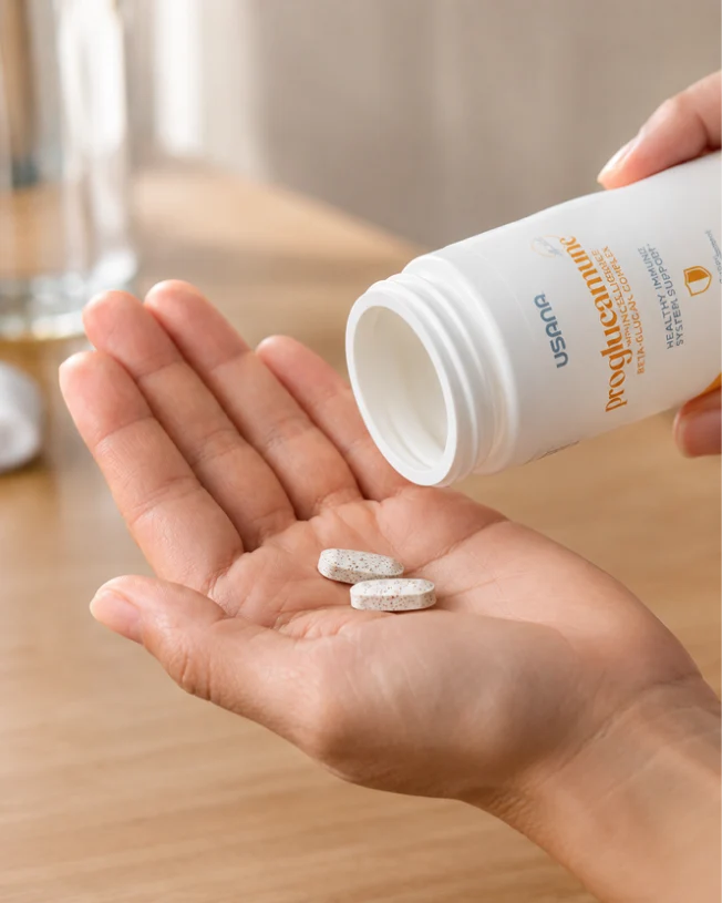 Usana Proglucamune 56 Tablet Suplemen Beta-Glukan untuk Membantu Memelihara Daya Tahan Tubuh