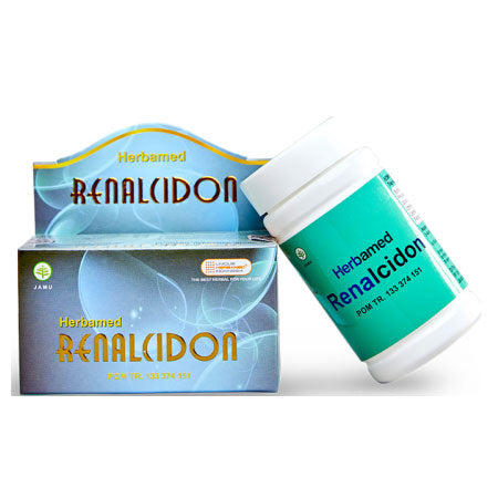 Herbamed Renalcidon 50 Kapsul Obat Herbal Meluruhkan Batu Ginjal dan Batu Empedu