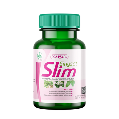 Griya Herba Singset Slim 60 Kapsul Obat Herbal Membantu Mengurangi Lemak Tubuh
