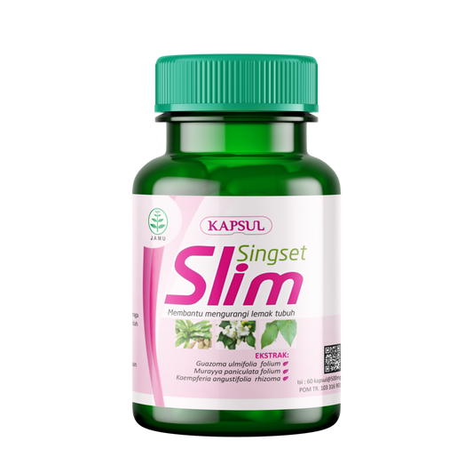 Griya Herba Singset Slim 60 Kapsul Obat Herbal Membantu Mengurangi Lemak Tubuh