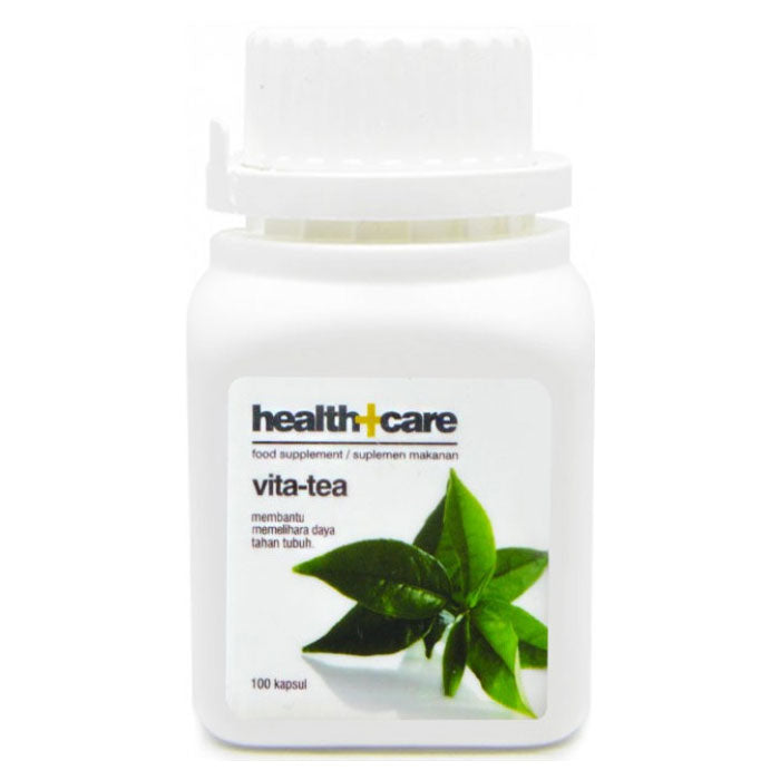 Erlimpex Vita Tea 100 Kapsul Ekstrak Green Tea Suplemen Daya Tahan Tubuh